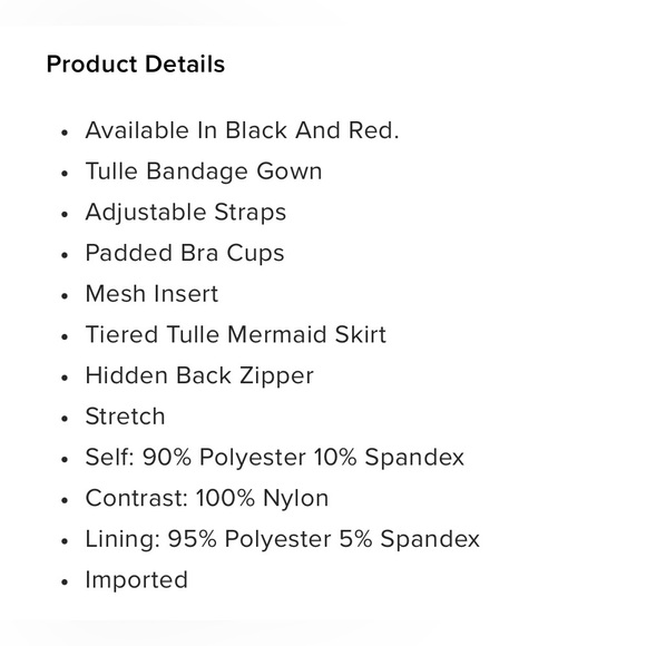 NWT Red Gown Gala Size XL - Picture 3 of 6